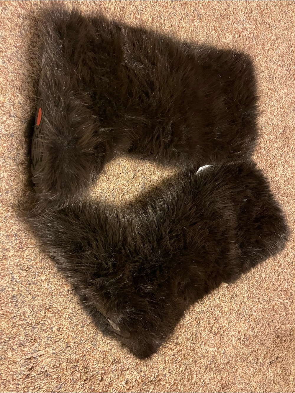 Women's Dark Brown Faux Fur Boot Cuffs — Cozy Winter Accessory